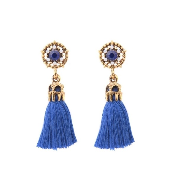 NEW!! Tassel Statement Earrings - Picture 1 of 5